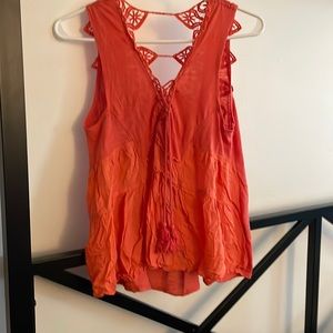 Orange Blouse